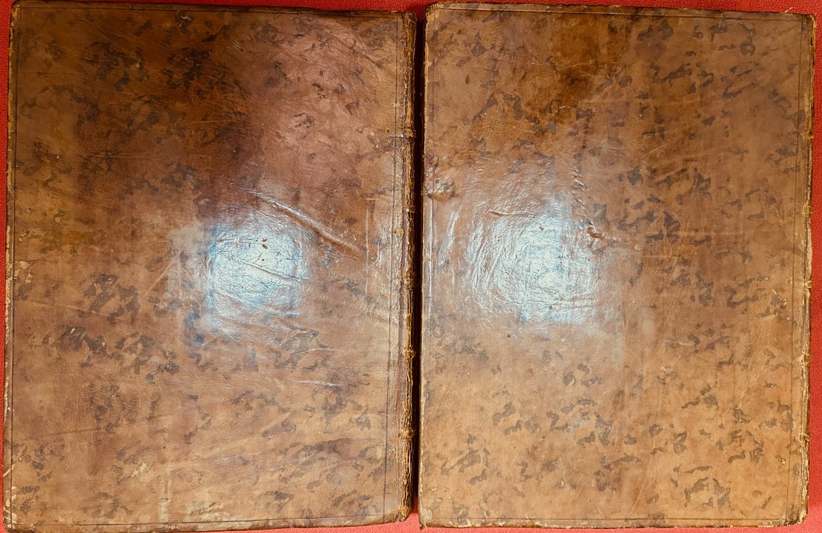 GUIBERT - Essai général de tactique. 1773, 2 volumes, reliures d'époque, 27 planches dépliantes-photo-8