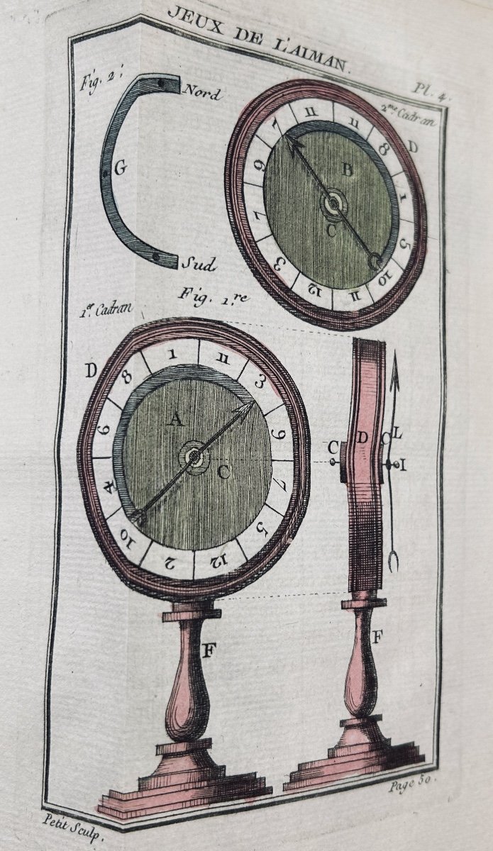 GUYOT (Edmé Gilles) - Nouvelles récréations physiques et mathématiques. Chez Gueffier, 1769.-photo-2