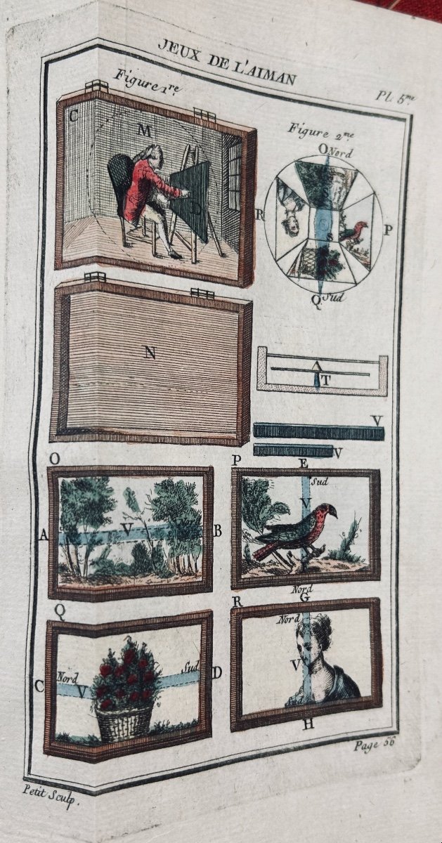 GUYOT (Edmé Gilles) - Nouvelles récréations physiques et mathématiques. Chez Gueffier, 1769.