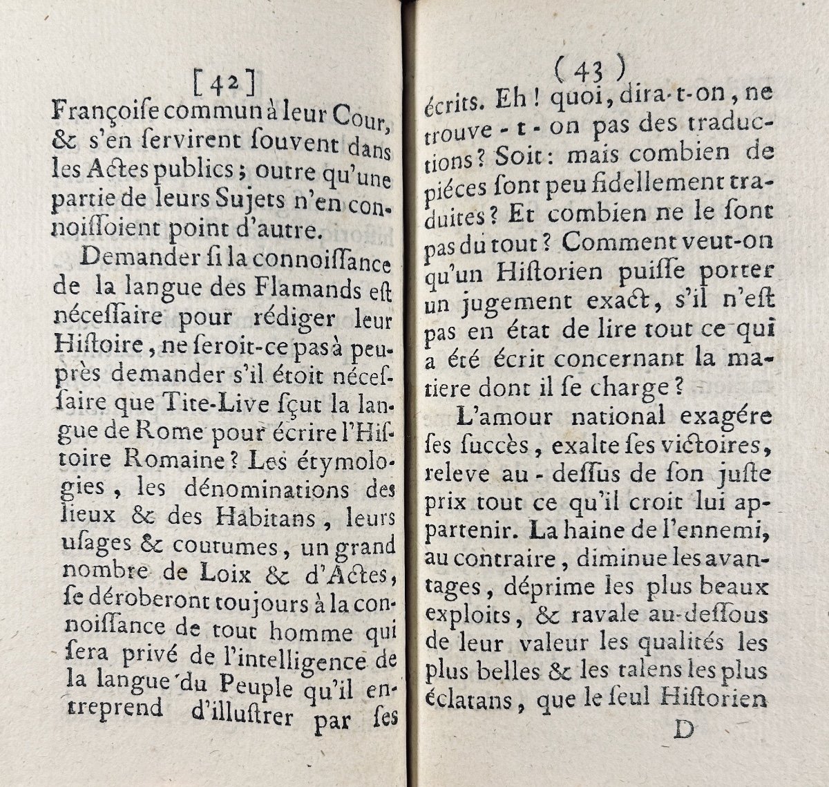 Lamoot - Discourse On The Usefulness Of A General History Of Flanders. Liège, Bassompierre, 1760.-photo-4