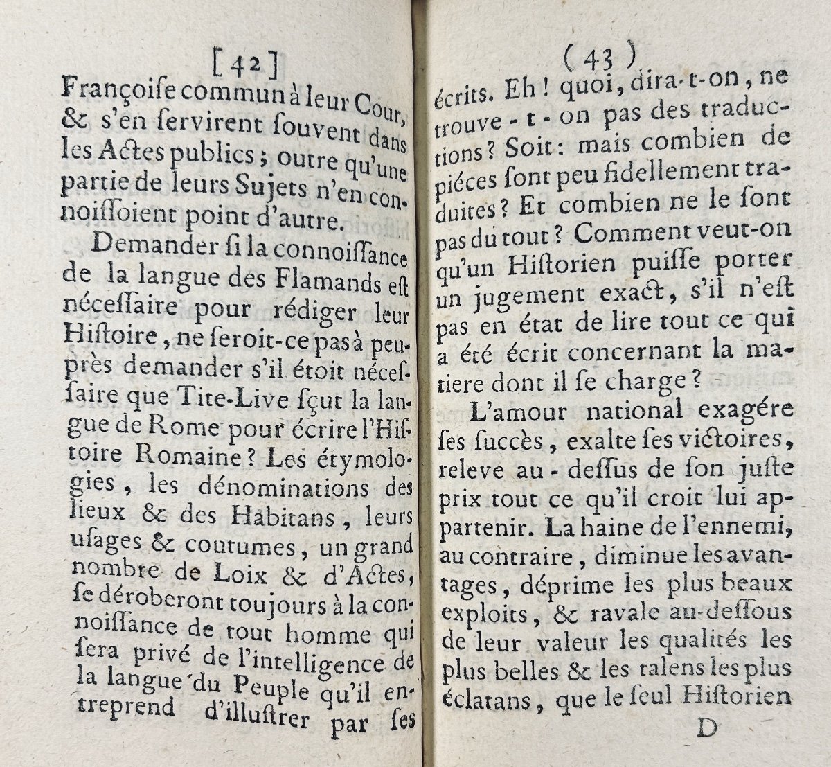 Lamoot - Discourse On The Usefulness Of A General History Of Flanders. Liège, Bassompierre, 1760.-photo-5