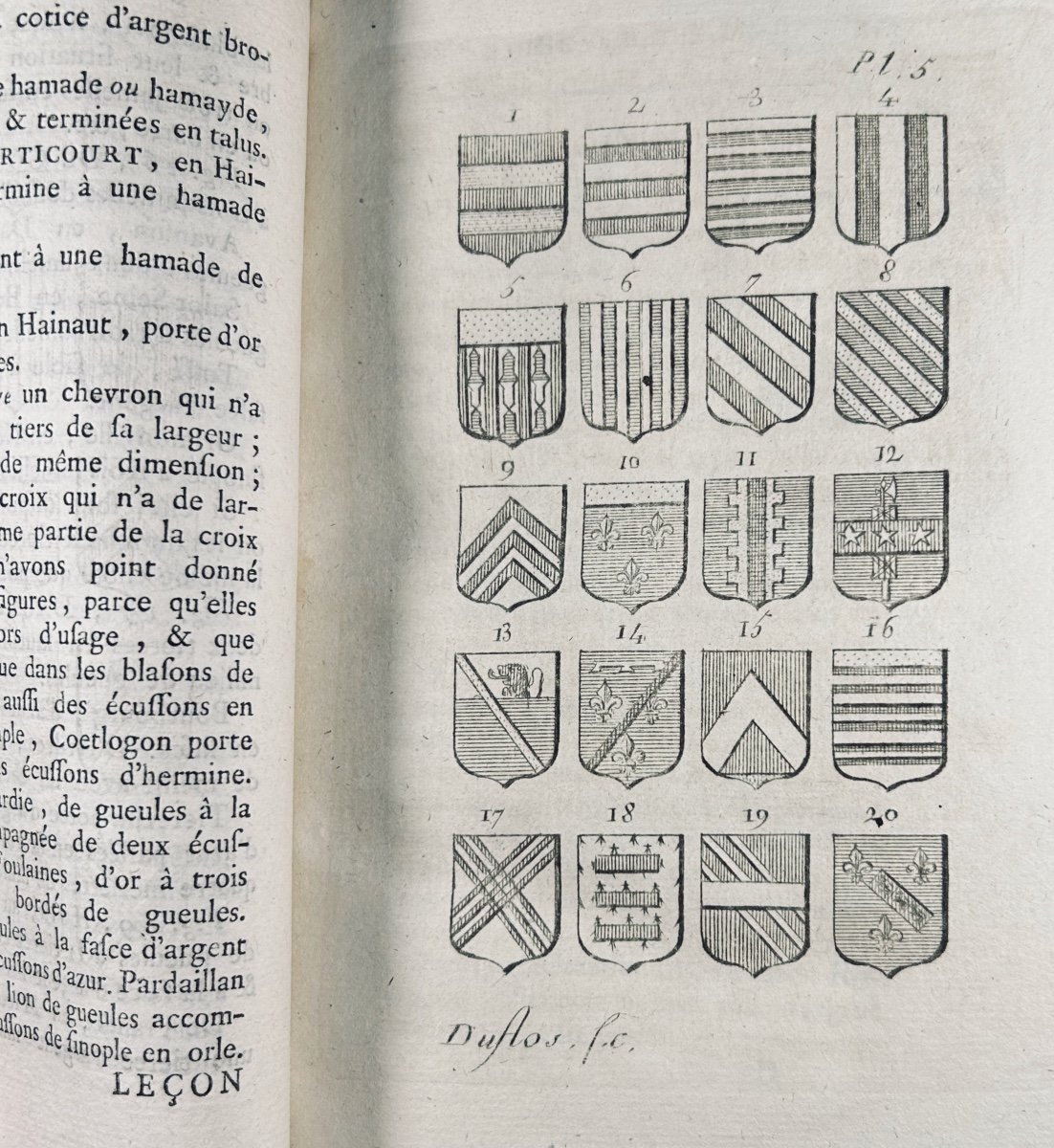 MENESTRIER - Nouvelle méthode raisonnée du blason ou l'art héraldique. Lyon, Ponthus, 1780.-photo-1