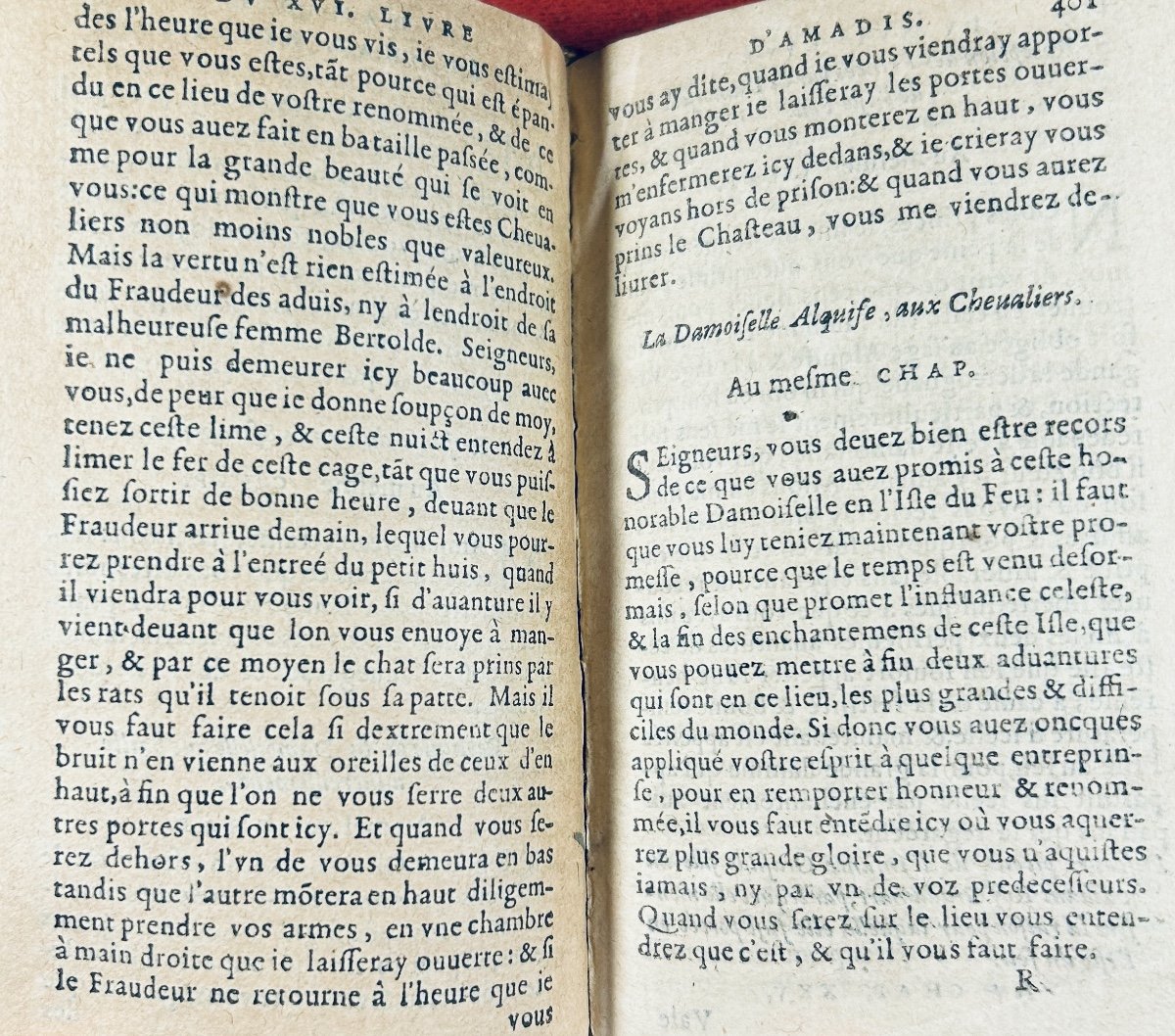 [montalvo (garci Rodriguez De)] - Treasure Of All The Books Of Amadis Of Gaul. Rigaud, 1605.-photo-4