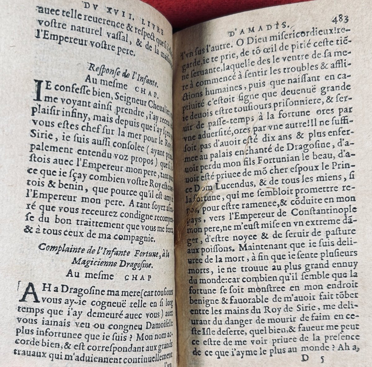 [montalvo (garci Rodriguez De)] - Treasure Of All The Books Of Amadis Of Gaul. Rigaud, 1605.-photo-5