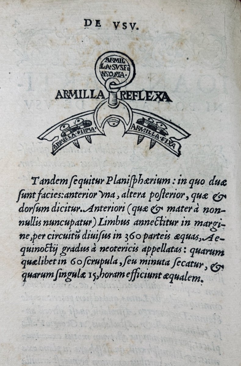 POBLACION & GREGORAE - De usu astrolabi compendium... Paris, Cavellat, 1554, broché.-photo-1