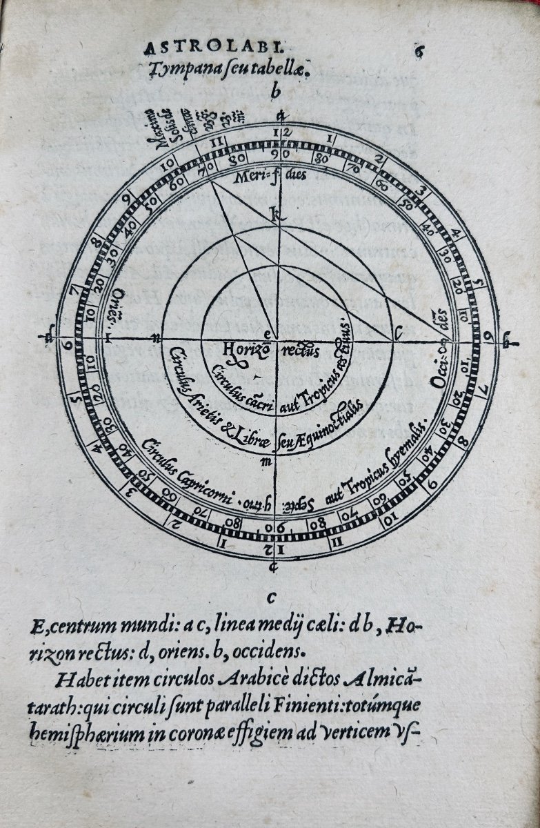 POBLACION & GREGORAE - De usu astrolabi compendium... Paris, Cavellat, 1554, broché.-photo-3