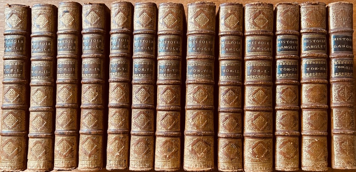 Rapin De Thoyras (paul) - History Of England. The Hague, Rogissart, 1724-1738, 13 Volumes In-4-photo-4