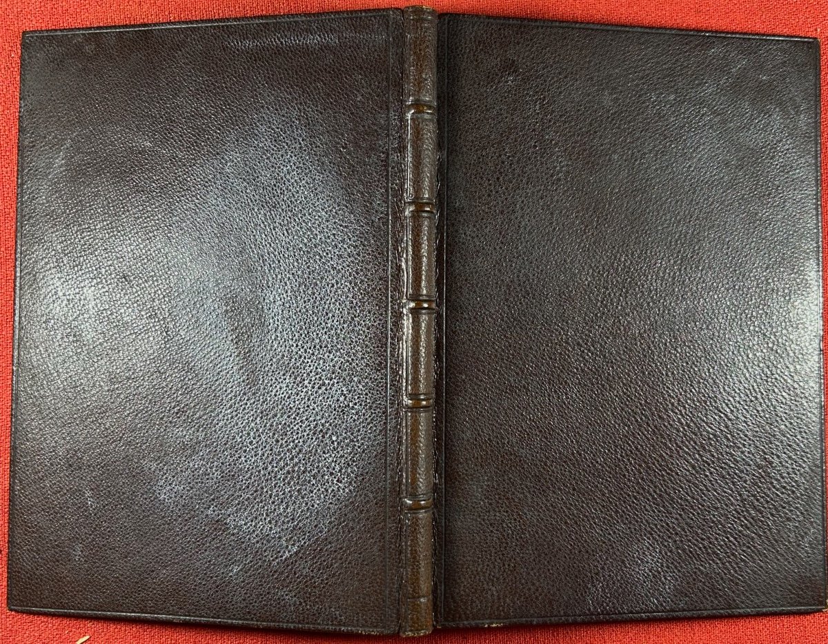 [religious] - Prayer Book Of Mr. Baron E. Villatte. Circa 1850, Morocco Binding.-photo-8