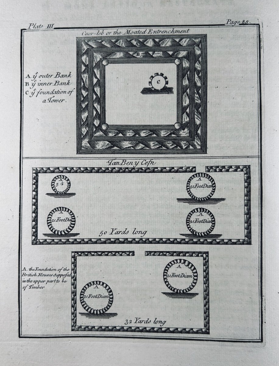 Rowlands (henry) - Mona Antiqua Restaurata An Archaelogical Discourse On The Antiquities. 1766.-photo-1