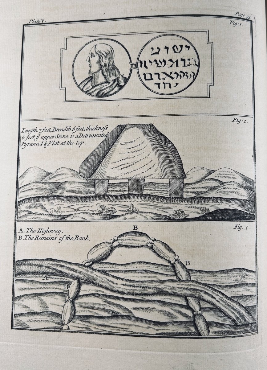 Rowlands (henry) - Mona Antiqua Restaurata An Archaelogical Discourse On The Antiquities. 1766.-photo-3