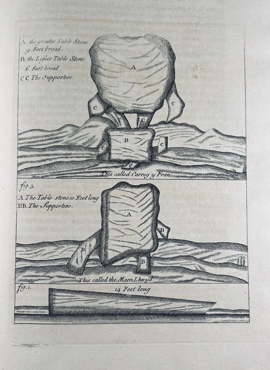 Rowlands (henry) - Mona Antiqua Restaurata An Archaelogical Discourse On The Antiquities. 1766.-photo-4