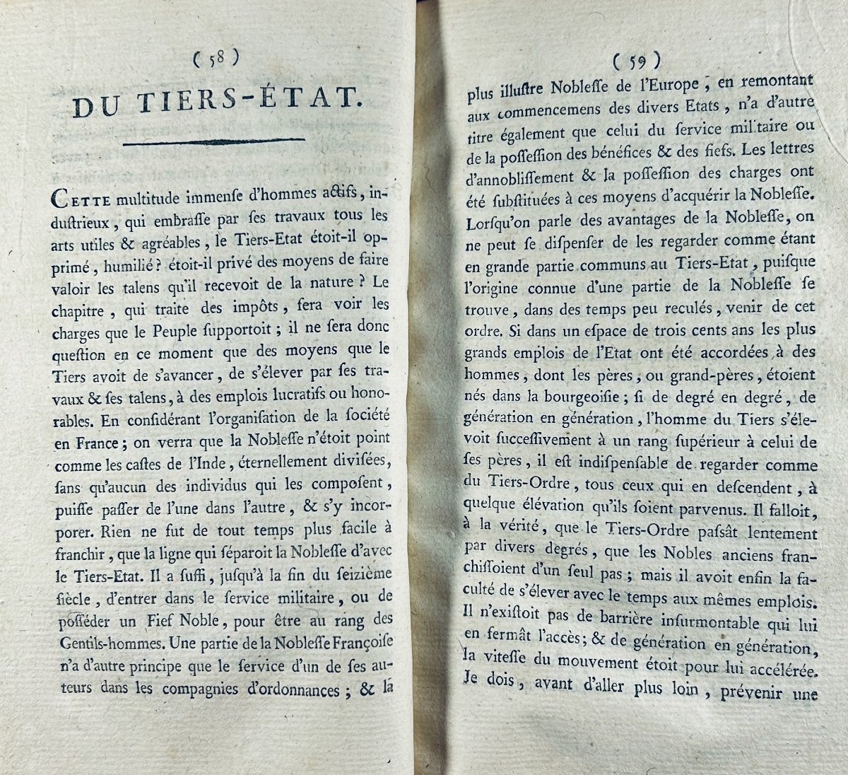 SENAC DE MEILHAN (Gabriel) - Du gouvernement, des moeurs, et des conditions en France. 1795.-photo-2