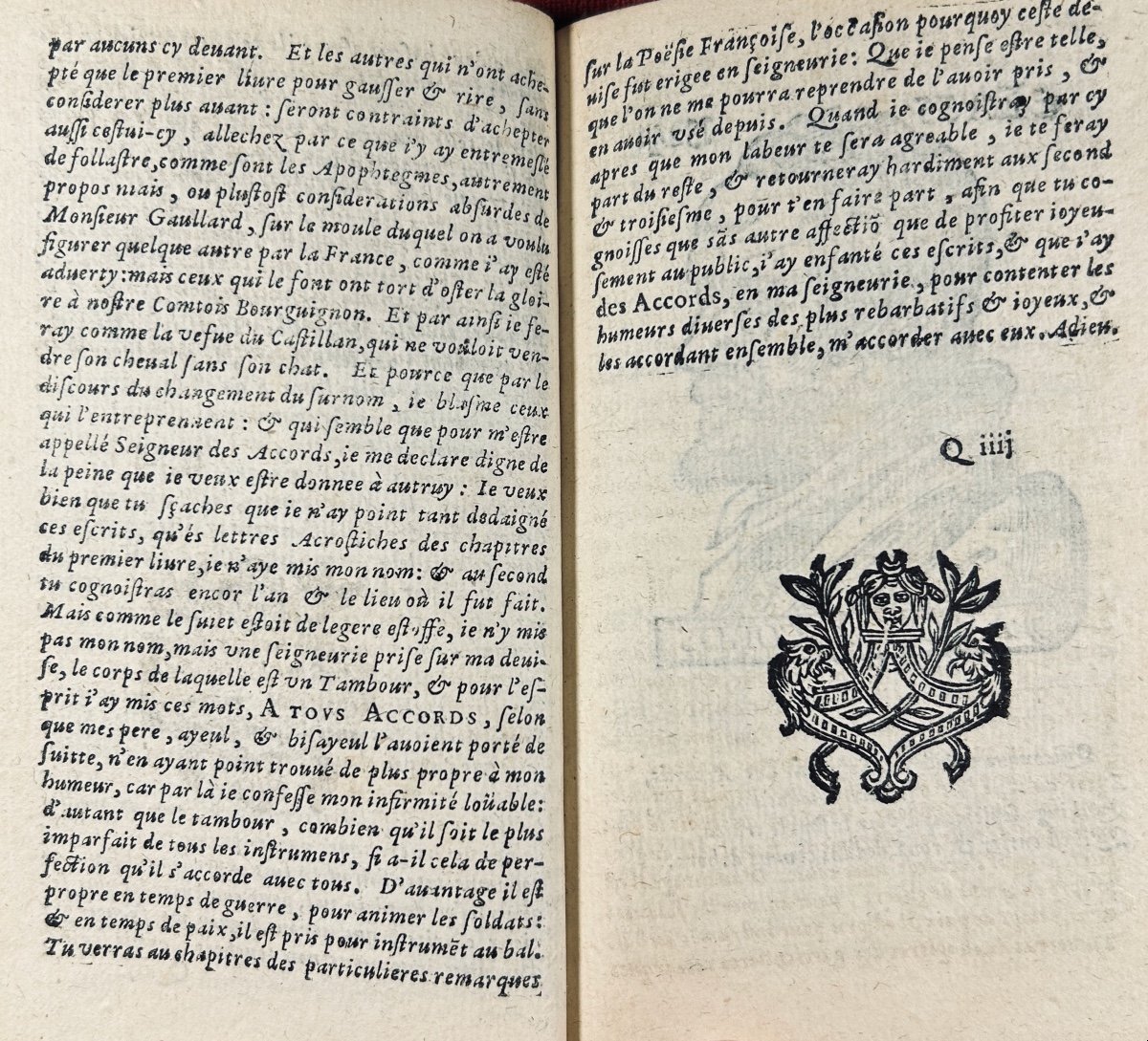 [TABOUROT (Étienne)] - Le quatrième des bigarrures du seigneurs de Accords. Rouen, 1625.-photo-4