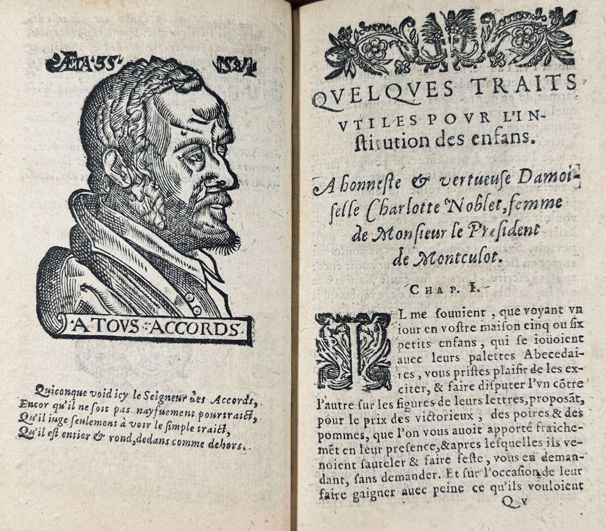 [TABOUROT (Étienne)] - Le quatrième des bigarrures du seigneurs de Accords. Rouen, 1625.-photo-1