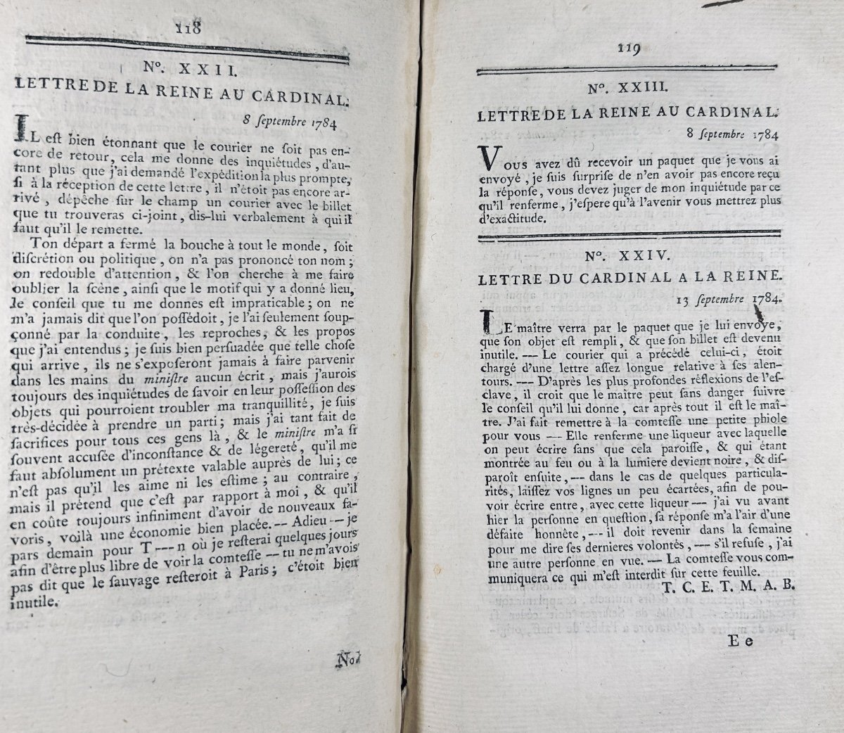 Valois De La Motte (countess) - Justification Memorandum Of The Countess Of Valois De La Motte. 1789-photo-1