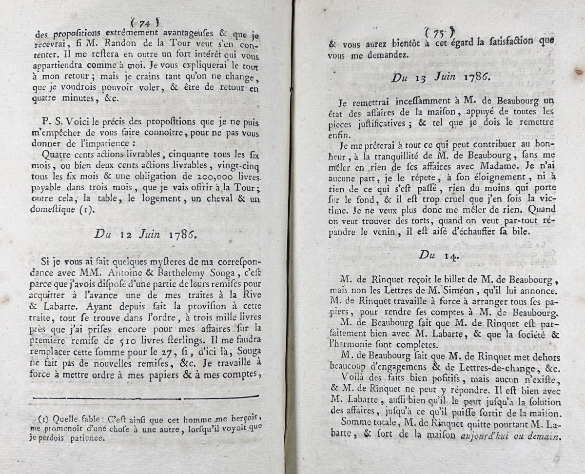 Valois De La Motte (countess) - Justification Memorandum Of The Countess Of Valois De La Motte. 1789-photo-3