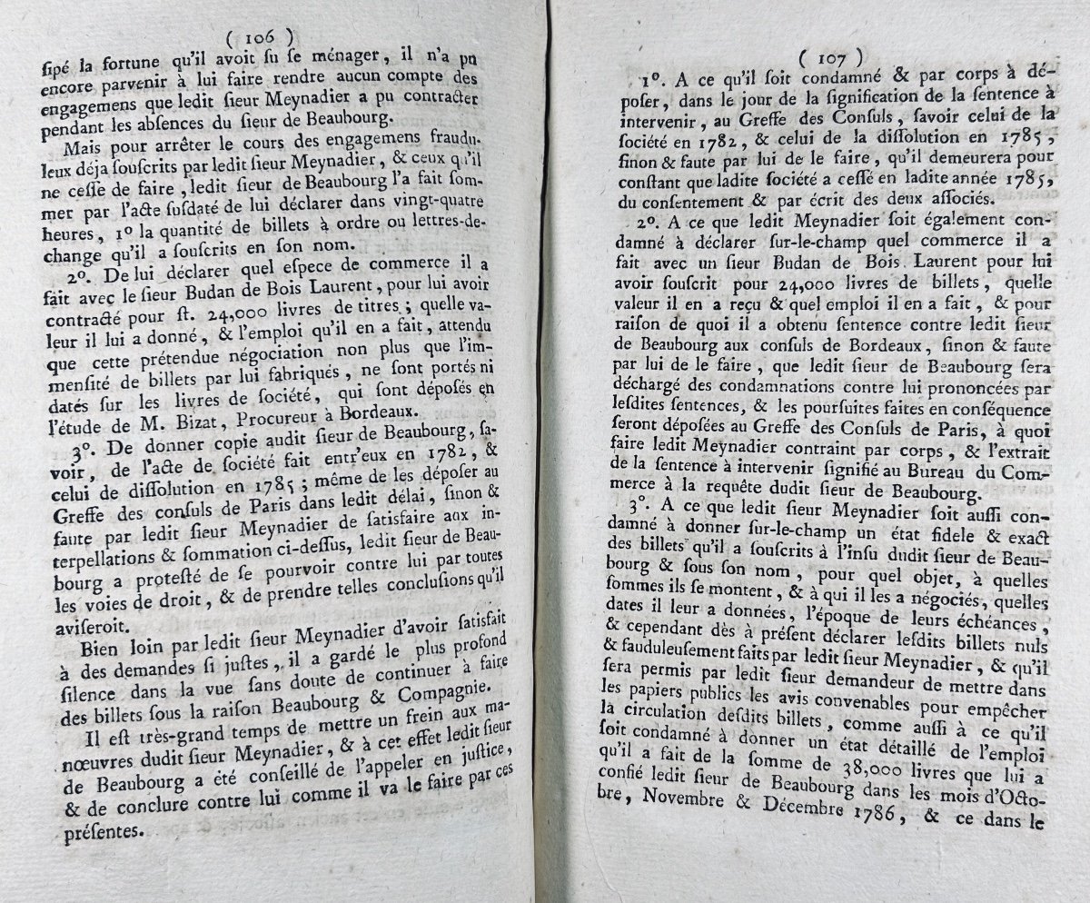 Valois De La Motte (countess) - Justification Memorandum Of The Countess Of Valois De La Motte. 1789-photo-4