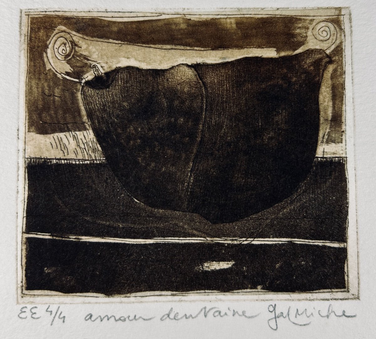 Galmiche (stéphane) - Dental Love. Sl, At The Author's, Around 2000; 70/80 Mm, Etching.