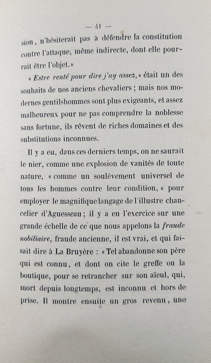 Biston (`p.) - Maternal Nobility In Champagne And The Abuse Of Name Changes. 1859.-photo-5