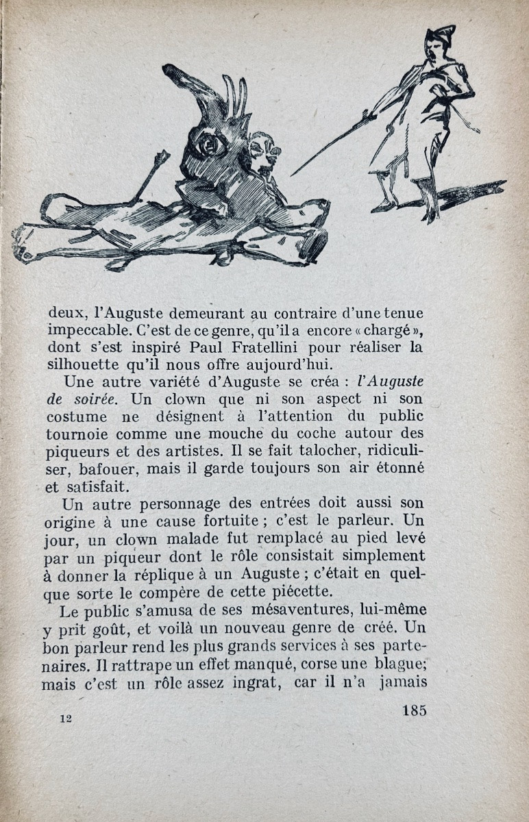 [circus] - Les Fratellini, Mariel (pierre) - Story Of Three Clowns. Sae, 1923, Paperback.-photo-8