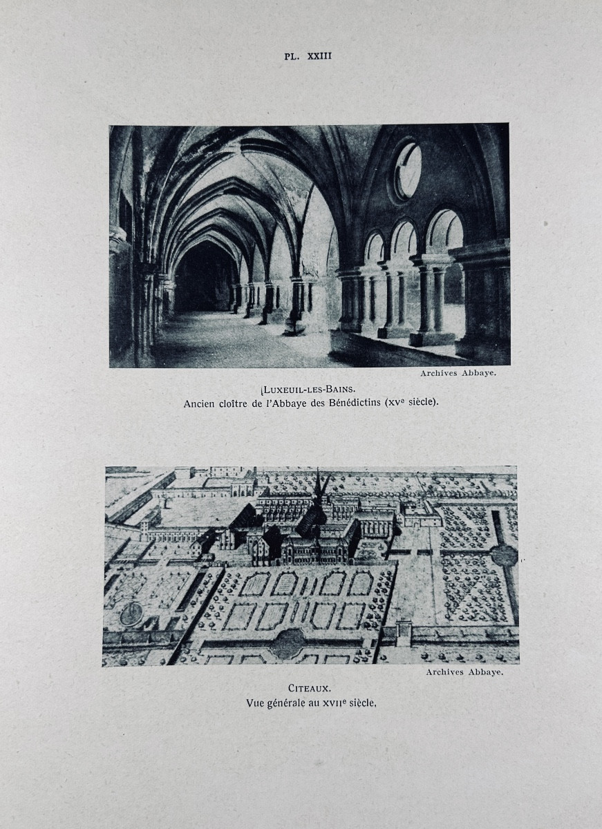 [DOM OURTADEL] - Les abbayes de France au Moyen-Âge et en 1947 par un moine bénédictin. 1947.-photo-3