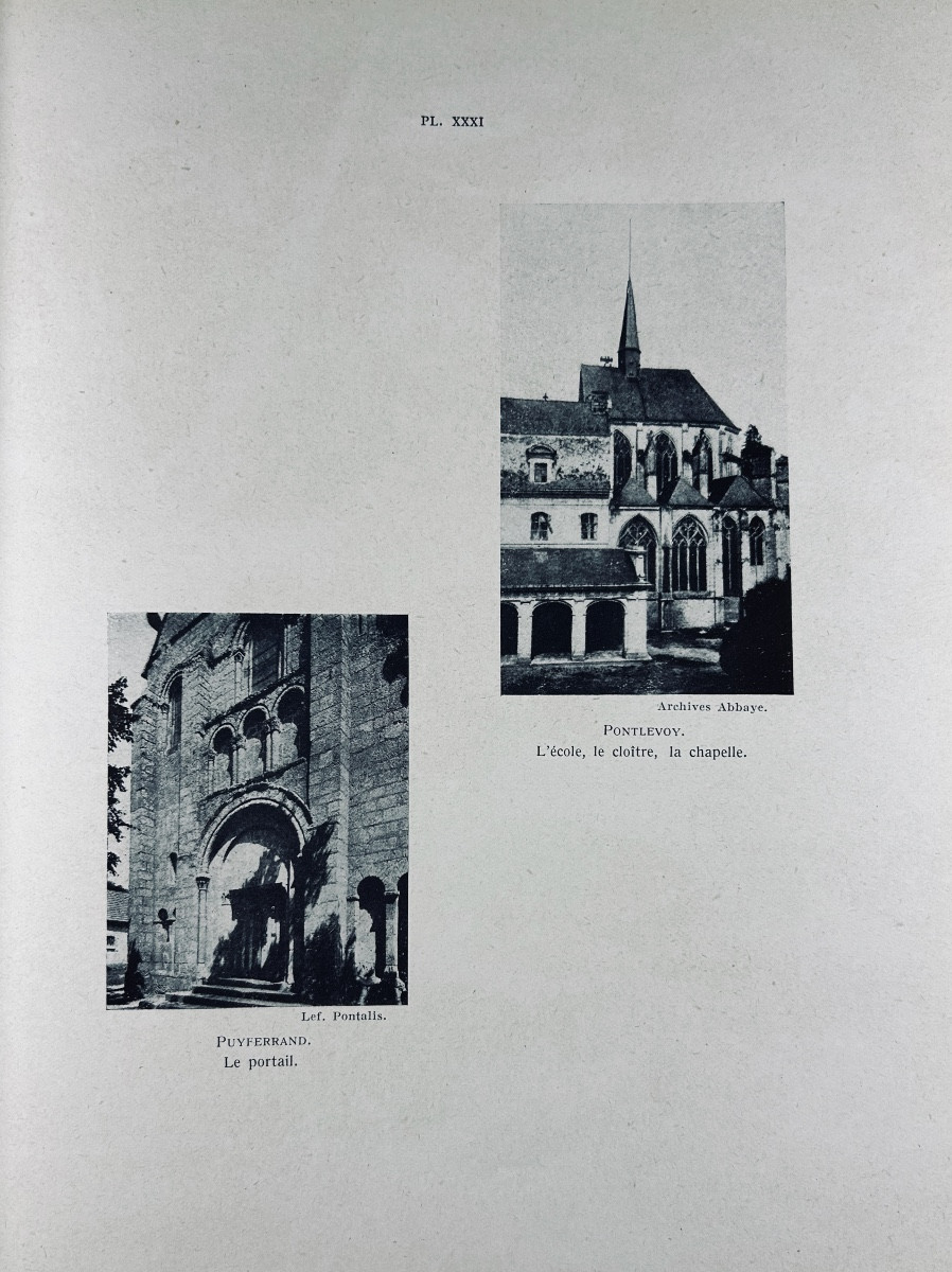 [DOM OURTADEL] - Les abbayes de France au Moyen-Âge et en 1947 par un moine bénédictin. 1947.-photo-5