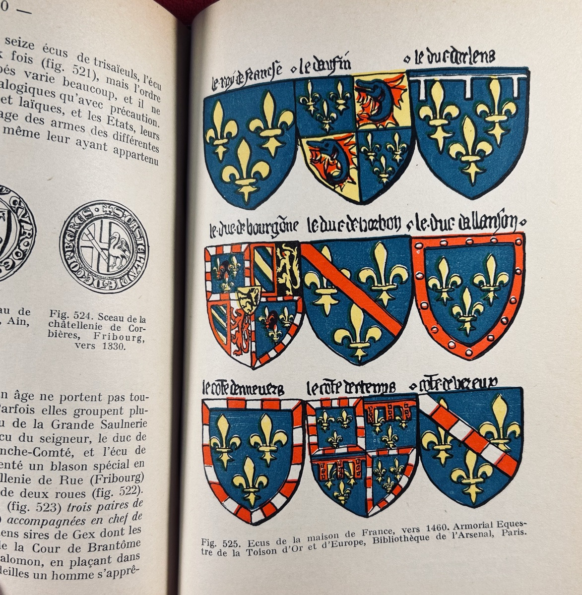 Galbreath (d.-l.) - Coat Of Arms Manual. Lyon, Badiou-amant, 1942. Beige Half-calf Box Binding.-photo-4