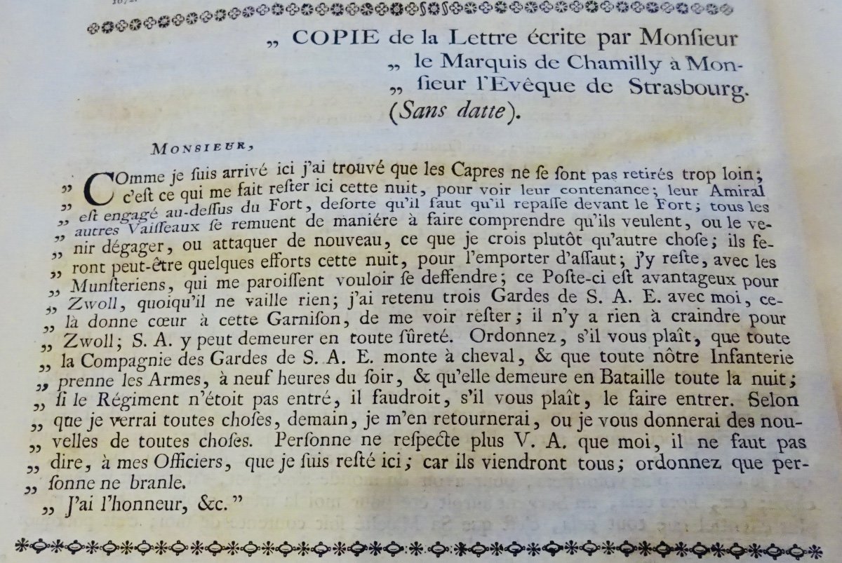 Livre De Militaria 18ème Siècle, In Folio.-photo-3