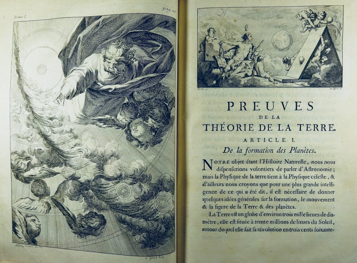 BUFFON - Histoire naturelle.  Édition de 1749 : 15 volumes, 576 gravures d'animaux. -photo-2