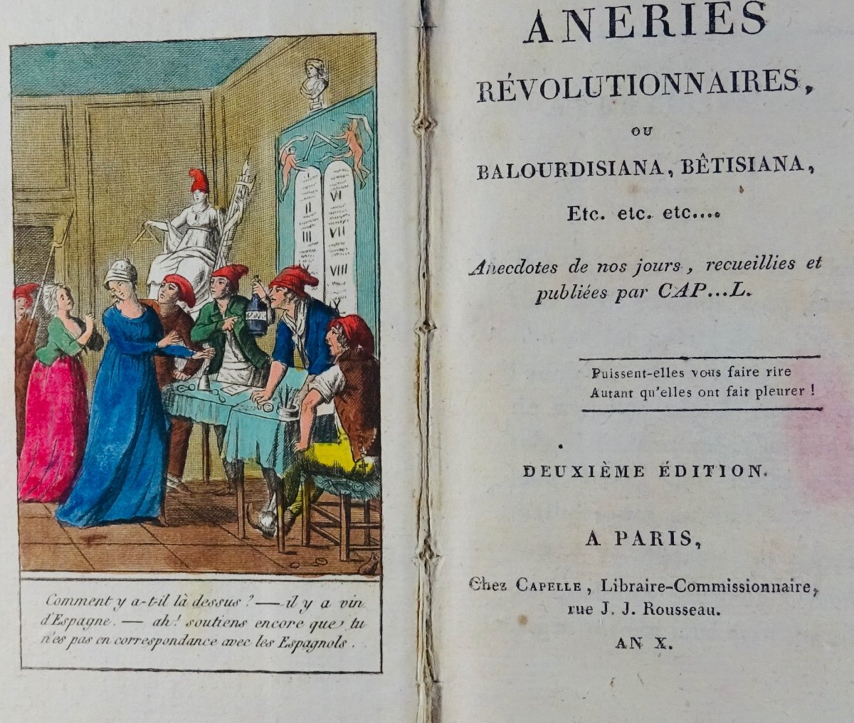 Capelle - Revolutionary Aneries. Curious Humorous Works On The Revolution Of 1802.-photo-2