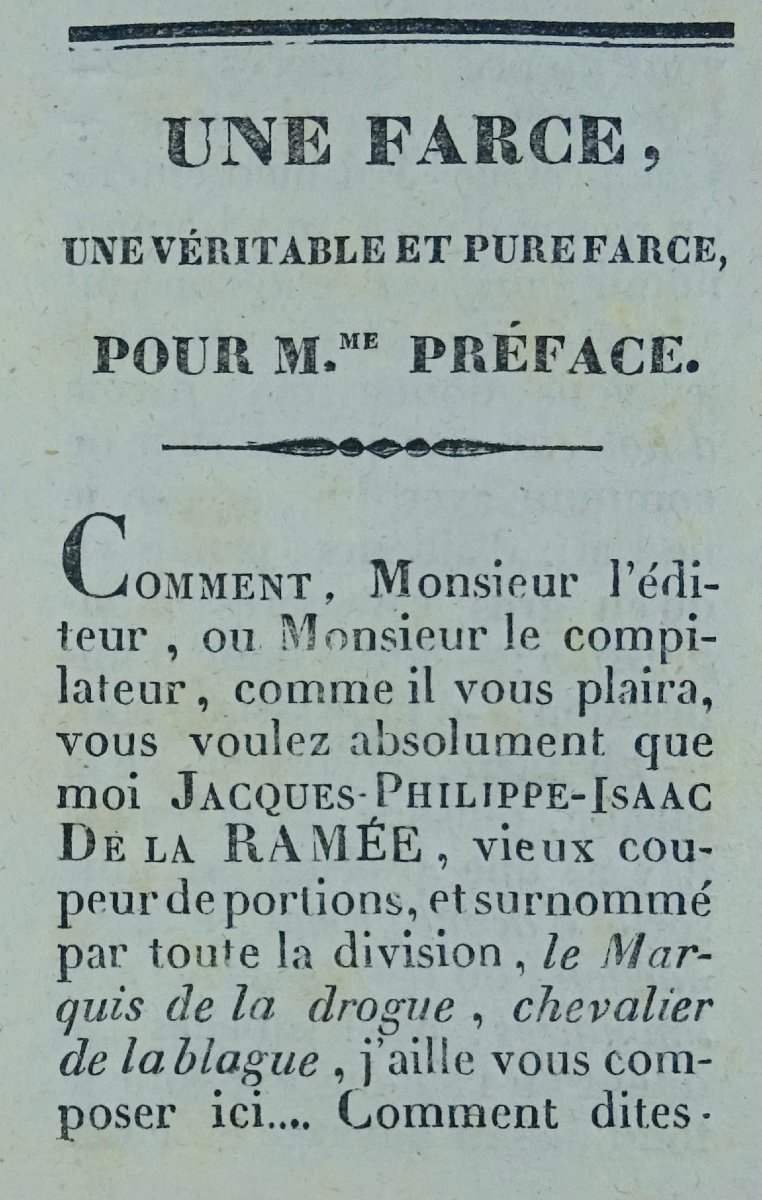 RAMÉE (Jacques-Philippe-Isaac de la) - Le Farceur du régiment... Vers 1810.-photo-3