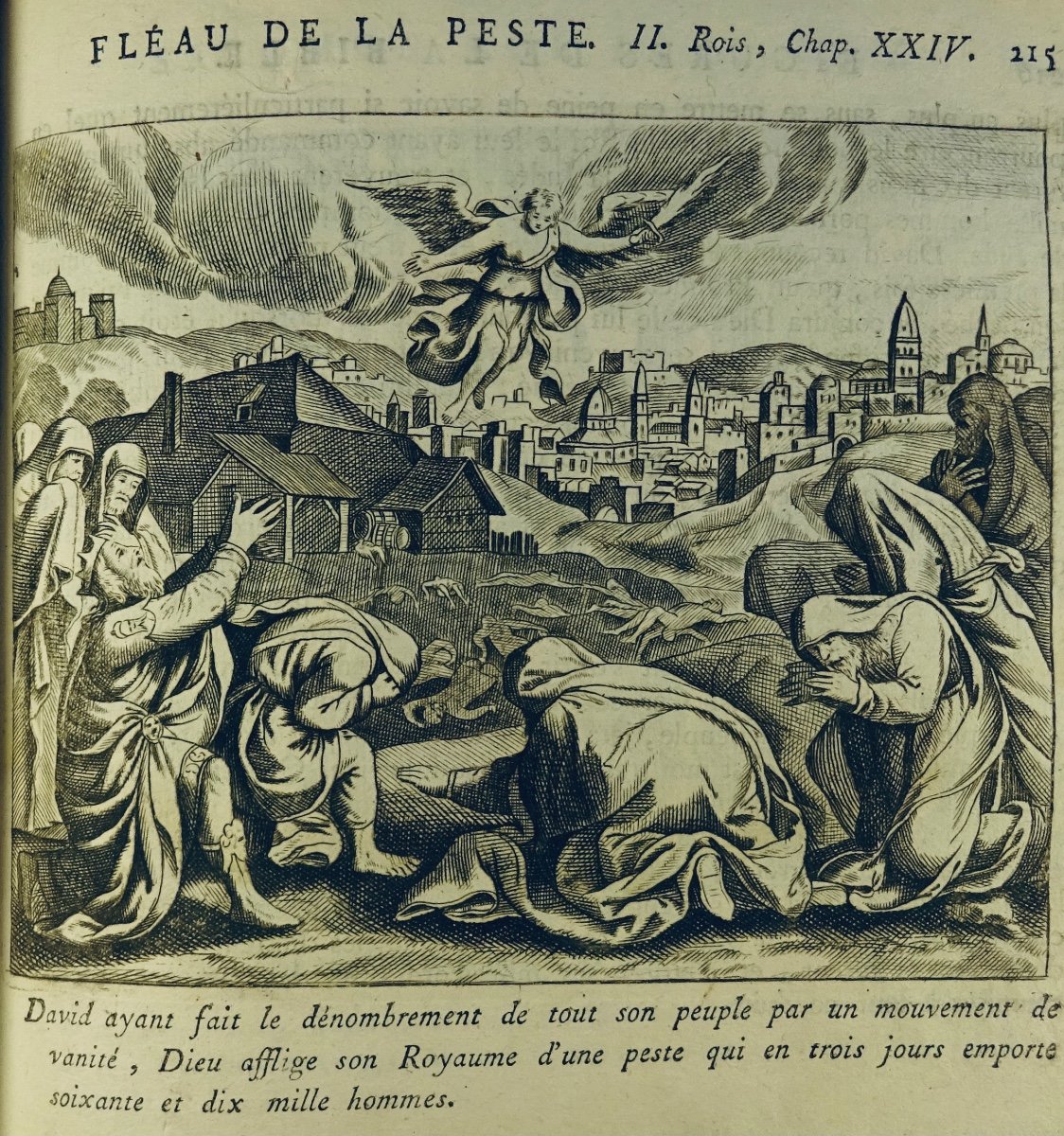 ROYAUMONT (de) - Histoire de l'ancien et du nouveau testament. Vers 1700, nombreuses gravures.-photo-3