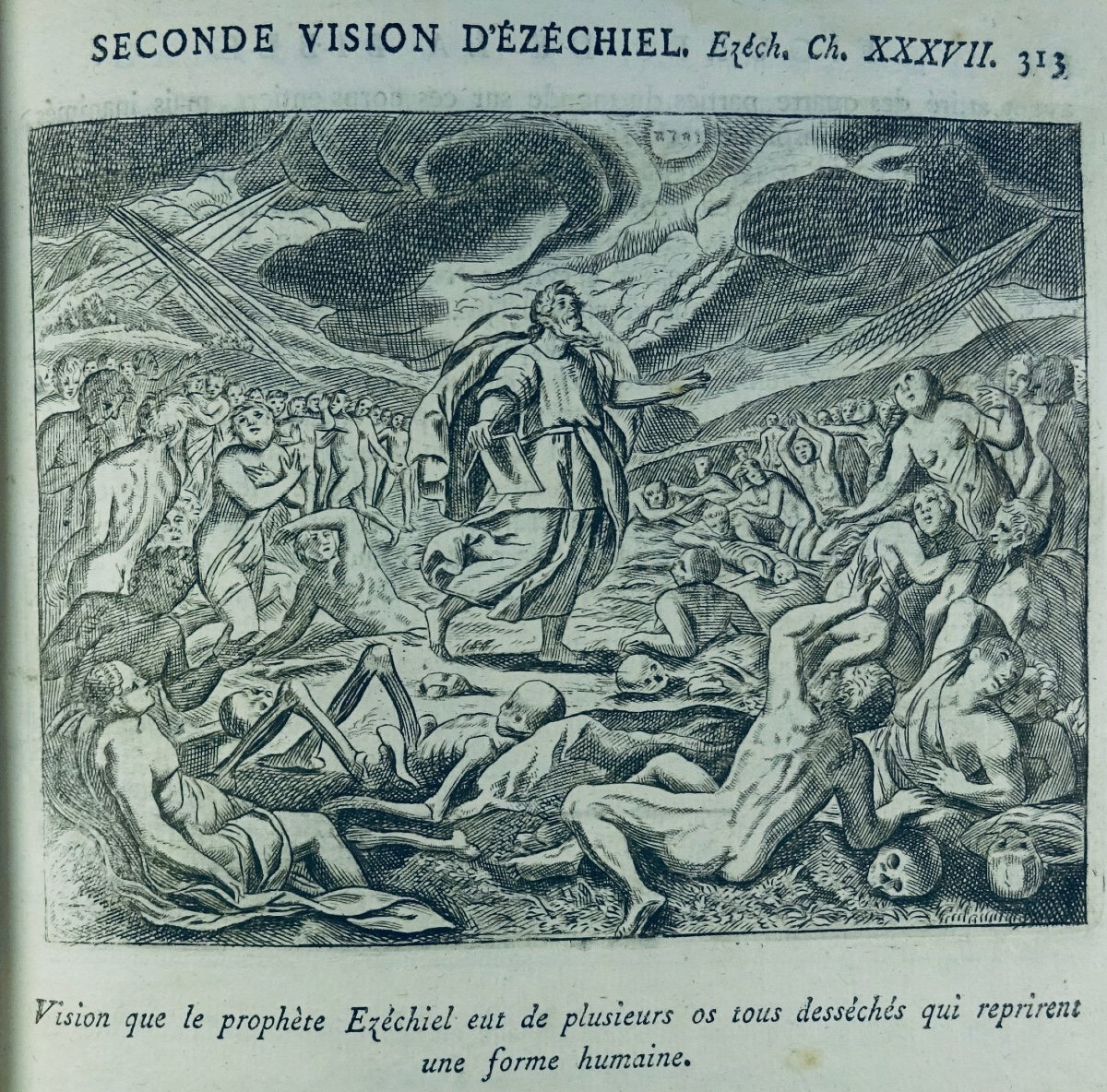 ROYAUMONT (de) - Histoire de l'ancien et du nouveau testament. Vers 1700, nombreuses gravures.-photo-2