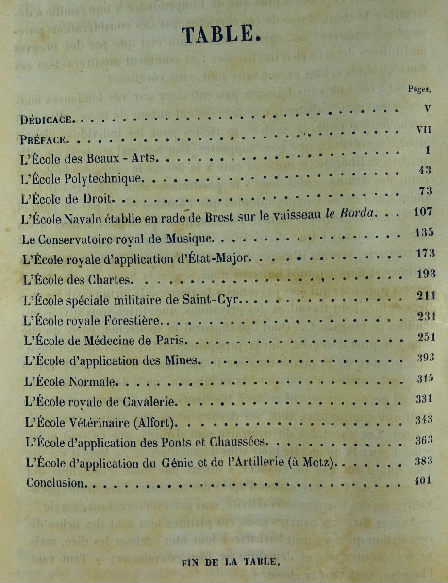 Saillet (alexandre De) - The Royal Schools Of France. 1820, Romantic Binding.-photo-5