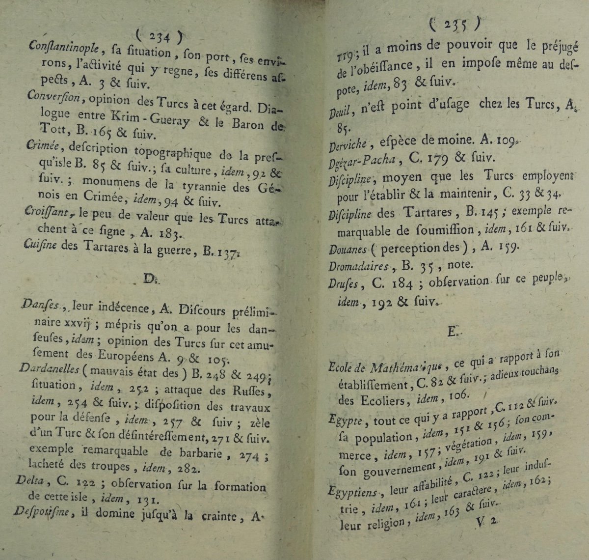 Tott - Memoirs Of Baron De Tott On The Turks And The Tartars. 1785, 3 Volumes.-photo-3