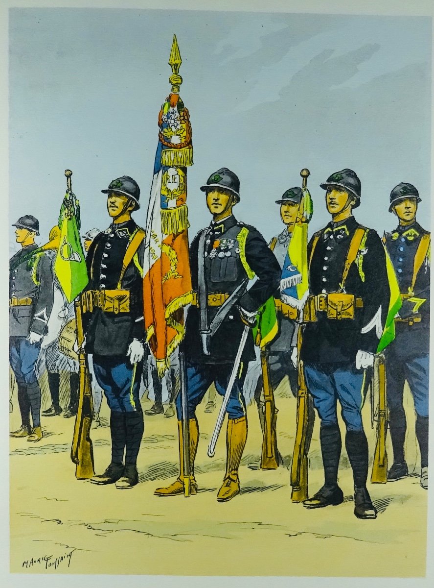 BUCQUOY (E.-L.) - Les Uniformes de l'armée française. Terre - Mer - Air. 1935, in-folio.-photo-8