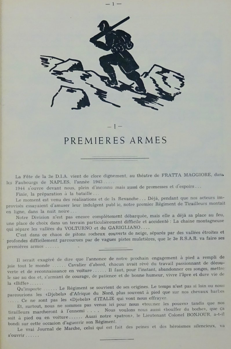 Lassale Red Plumes. History Of The 3rd Regiment Of Algerian Reconnaissance Spahis. 1947.-photo-4