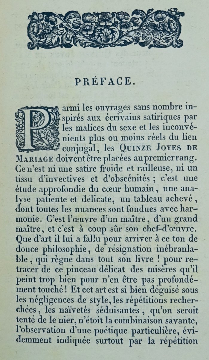 Anonyme - Les Quinze Joyes De Mariage.  Jannet, 1853.-photo-2