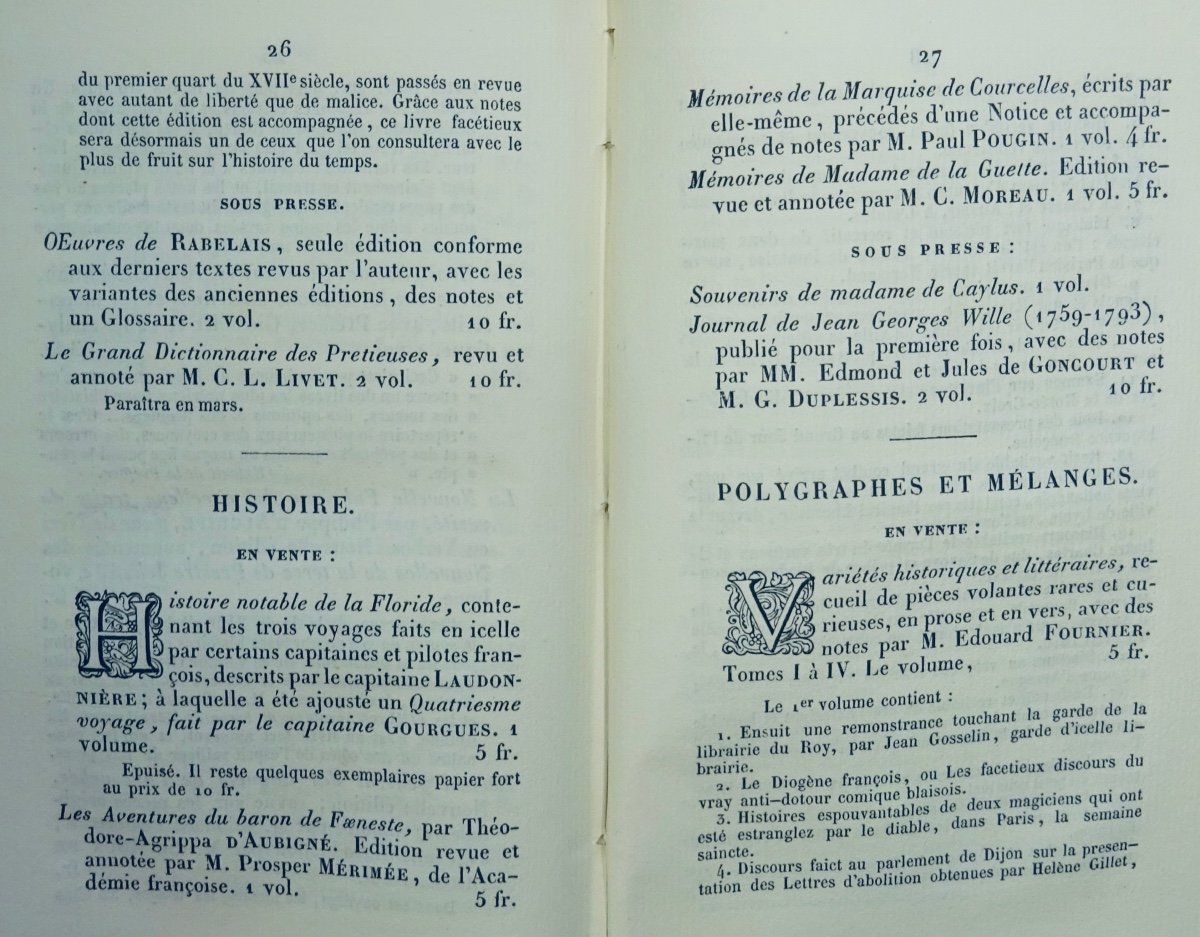 Anonyme - Les Quinze Joyes De Mariage.  Jannet, 1853.-photo-7