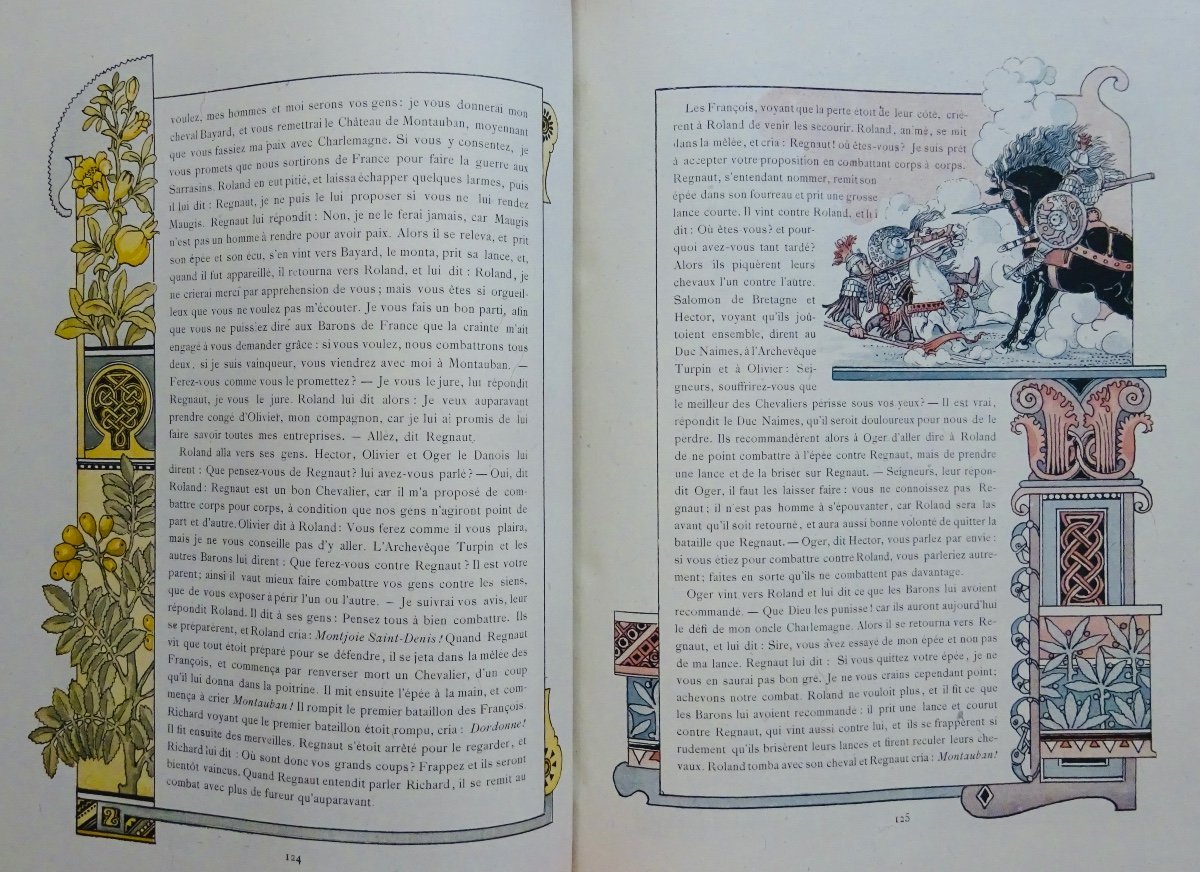 GRASSET - Histoire des quatre fils Aymon. Très nobles et très vaillans Chevaliers. 1883.-photo-6