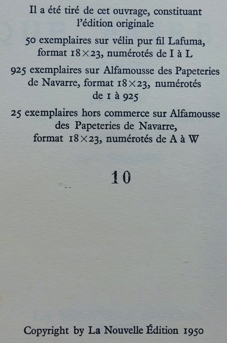 APOLLINAIRE (Guillaume) - Que faire ?  La Nouvelle Édition, 1950.-photo-3