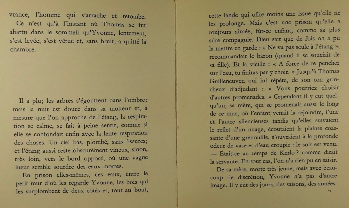 Arland - Le Temps De Kerlo. Mercure De France, 1964. Original Edition.-photo-2