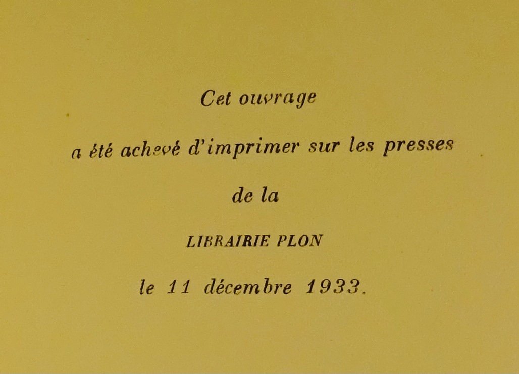 BarrÈs - My Notebooks. Seventh Volume (1908-1909). Plon - La Palatine, 1933. First Edition.-photo-5