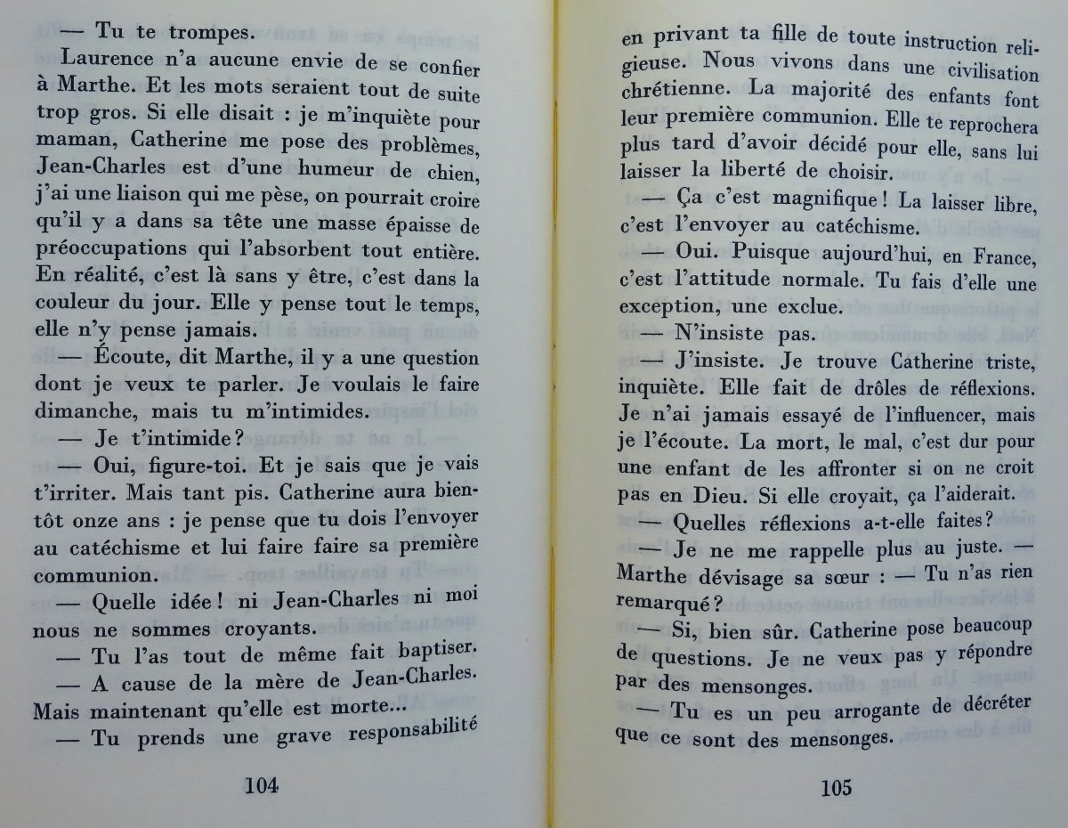 BEAUVOIR (Simone de) - Les Belles Images. Librairie Gallimard, 1966. Édition Originale.-photo-5