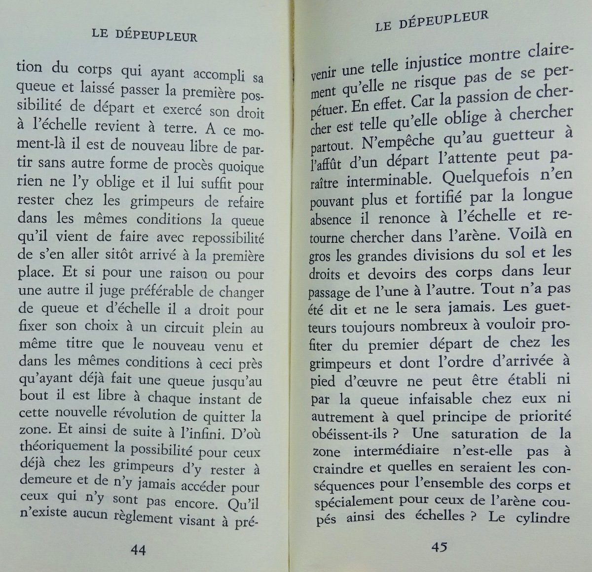 BECKETT - Le Dépeupleur. Éditions de Minuit, 1970. Éditions originale.-photo-3