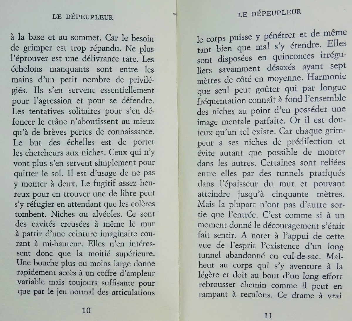 BECKETT - Le Dépeupleur. Éditions de Minuit, 1970. Éditions originale.-photo-7