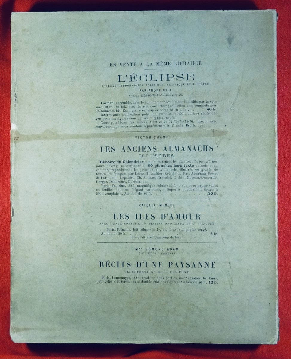 BERGERAT - Enguerrande, poème dramatique. P. Rouquette, 1888, illustré par RODIN-photo-5