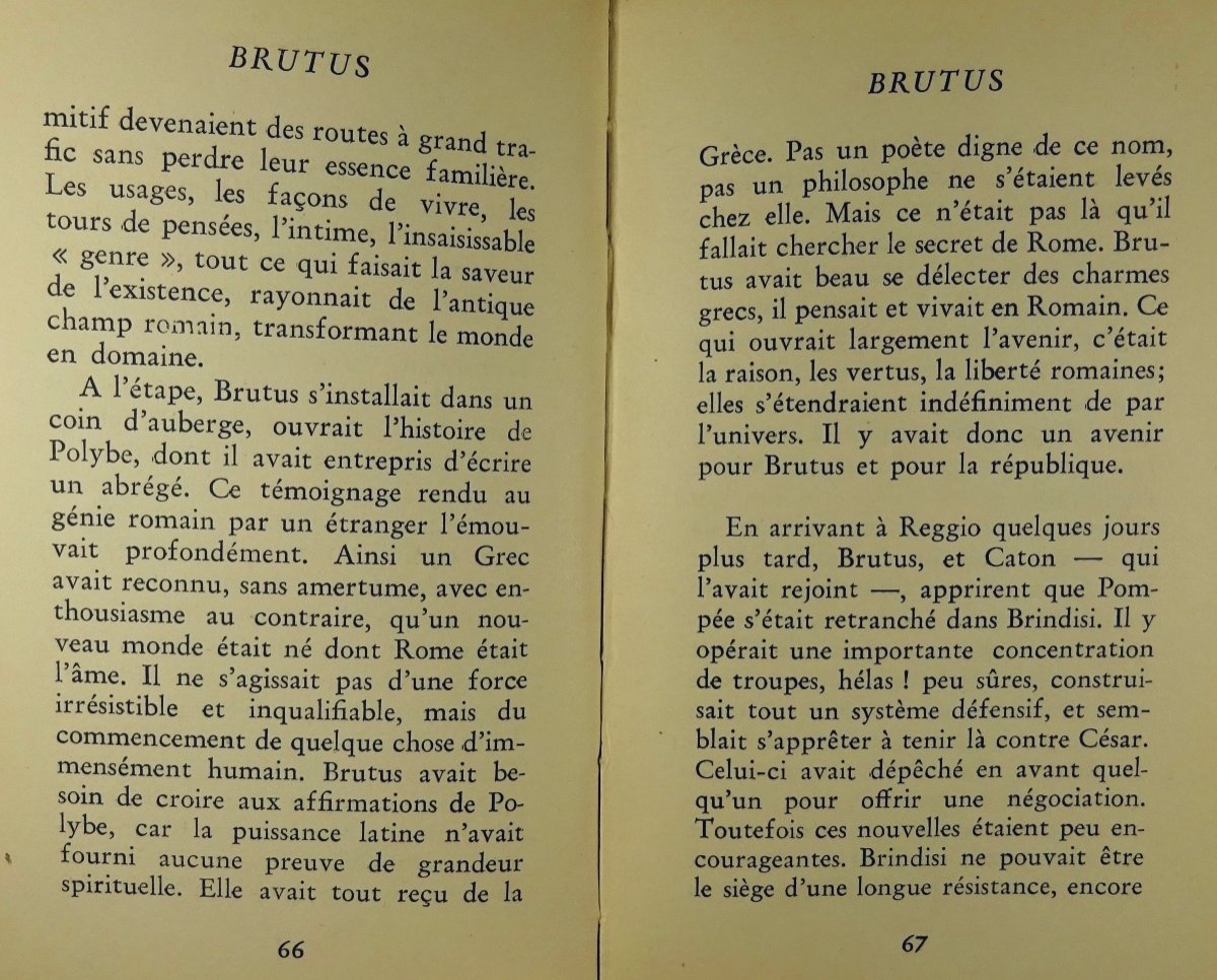 BREUIL - Brutus. Gallimard, 1945. Cartonnage Bonet.-photo-7