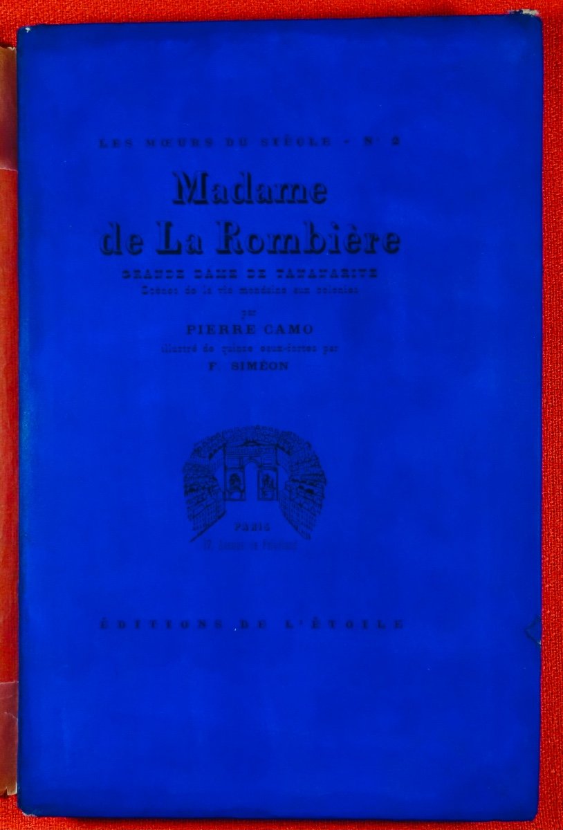 CAMO - Madame de la Rombière. 1926, illustré par Siméon.