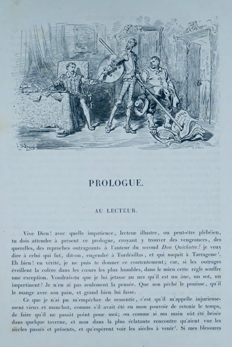 Cervantes Saavedra - The Ingenious Hidalgo Don Quixote De La Mancha. Hatchet. 1859, DorÉ.-photo-5